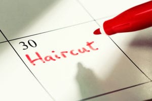 you can go anywhere from 4-8 weeks between haircuts depending on your specific cut